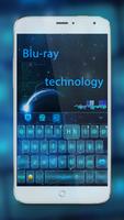 Blu-ray Technology Keyboard Theme Affiche