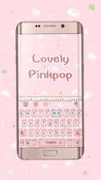 Lovely Pinkpop Keyboard Theme Affiche