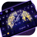 Purple Wolf Keyboard Theme APK