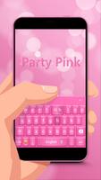 Party Pink Keyboard Theme ポスター