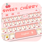 Sweet Cherry Keyboard Theme icône