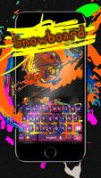 Snow Board Keyboard Theme poster