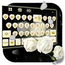 White Rose Keyboard Theme APK