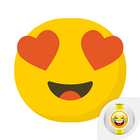 Cute Emoji Smiley Face Sticker icône