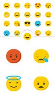 Cute Emoji Smiley Face Sticker imagem de tela 3