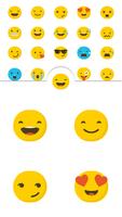 Cute Emoji Smiley Face Sticker poster