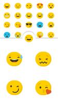 Cute Emoji Smiley Face Sticker imagem de tela 1