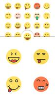 Colorful Emoji Smiley Stickers captura de pantalla 1