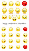 Happy Smiley Faces Emoji Faces الملصق