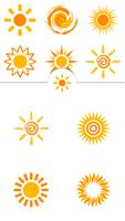 برنامه‌نما Sunshine Weather Emoji Sticker عکس از صفحه