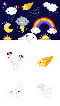 Weather Smiley Faces Stickers screenshot 1