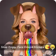 Snap Doggy Face Emoji&Stickers