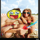 emoji photo sticker آئیکن