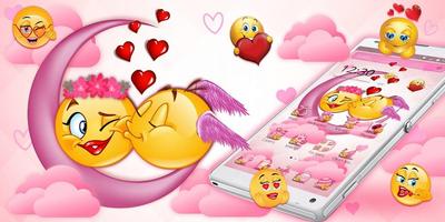 Valentine Emoji capture d'écran 3