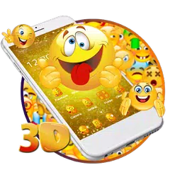 download Tema Emoji 3D APK