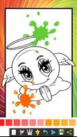 coloring book for emoji : coloring page for kids الملصق