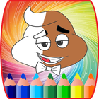 coloring book for emoji coloring kids spider icono