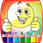 coloring book for emojis waw coloring kids icon