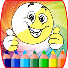 coloring book for emojis waw coloring kids icône