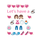 Girly Emoji Art-Video Keyboard APK