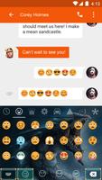 Color Emoji Keyboard-Emoticons capture d'écran 2