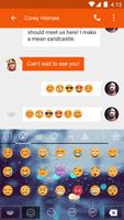 Color Emoji Keyboard-Emoticons capture d'écran 3