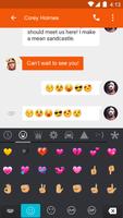 Cute Emoji Keyboard-Emoticons captura de pantalla 3