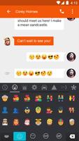 Cute Emoji Keyboard-Emoticons capture d'écran 1