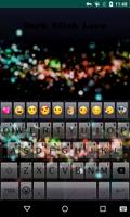 Dark Blink Love Emoji Keyboard screenshot 1