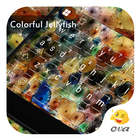 Colorful Jellyfish Keyboard-icoon