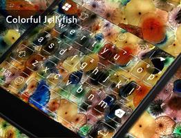 Colorful Jellyfish Keyboard-poster