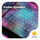 Colorful Sparks Keyboard Theme иконка