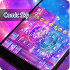 Cosmic Space Eva Keyboard -Gif أيقونة