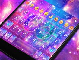 Cosmic Space Eva Keyboard -Gif โปสเตอร์