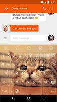 Cat Stay -Video Emoji Keyboard постер