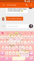 Cute Kitty Keyboard-Cute Emoji capture d'écran 3