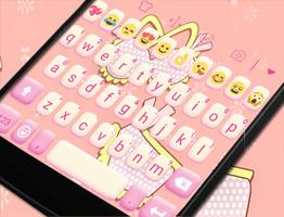 Cute Kitty Keyboard-Cute Emoji poster