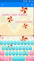 Candy Keyboard Theme -Emoji Ekran Görüntüsü 1