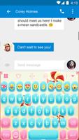 Candy Keyboard Theme -Emoji Ekran Görüntüsü 2