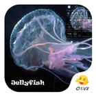 Clear Jellyfish Emoji Keyboard アイコン