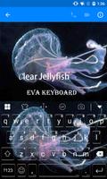 Clear Jellyfish Emoji Keyboard imagem de tela 2