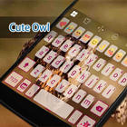 Cute Owl Eva Keyboard -Gif Diy иконка