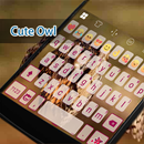 Cute Owl Eva Keyboard -Gif Diy APK