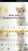 Cute Cat -Emoji Gif Keyboard পোস্টার