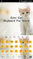 1 Schermata Cute Cat -Emoji Gif Keyboard