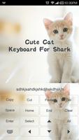 Cute Cat -Emoji Gif Keyboard تصوير الشاشة 2