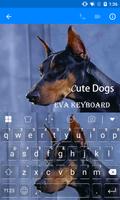 Black Cute Dogs Emoji Keyboard capture d'écran 2