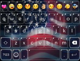 American Emoji Keyboard Plakat