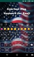 American Emoji Keyboard imagem de tela 1