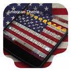 American -Love Emoji Keyboard ícone